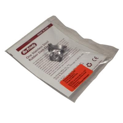 Hu-Friedy Satin Steel Rubber Dam Clamp, #27N, Wingless, Premolars, 1/Pk, RDCM27N thumbnail 11