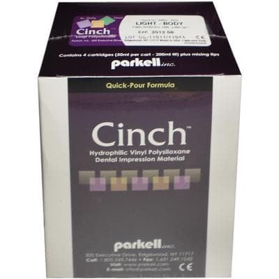 Cinch Light Body VPS Impression Material, Regular Set, 50 mL Split Cartridges, 4/Pkg, S460S thumbnail 10