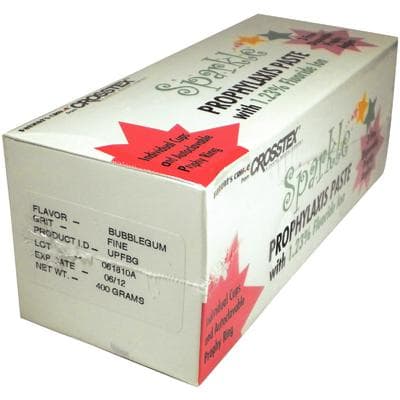 Sparkle Prophy Paste with Fluoride, Fine Grit, Bubble Gum, Single-Use Cups, 200/Box, UPFBG thumbnail 10