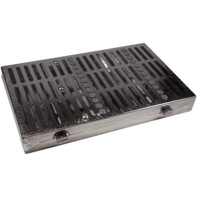 Hu-Friedy IMS Signature Series Signa-Stat Instrument Cassette, 12-Instrument, Gray, Stainless Steel, IM8121 thumbnail 10