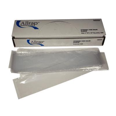 Allrap Air/Water Syringe Sleeves, Clear, 2.5" x 10", 500/Pk, SS500 thumbnail 19
