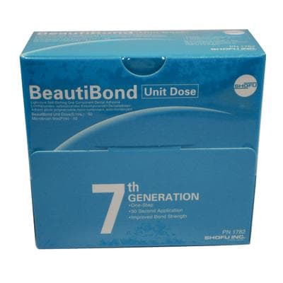 BeautiBond Light-Cured Self-Etch 7th Generation Bonding Agent, Unit Dose Kit, 0.1 mL, 50/Box, 1782 thumbnail 16