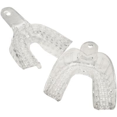 President Disposable Impression Trays, Clear, Perforated, #4 Medium Lower, 12/Pk, C6904 thumbnail 21