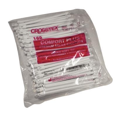 Comfort Plus Premium Saliva Ejectors, Clear Body with White Tip, Unscented, Latex-Free, 100/Bag, ZCWCP thumbnail 18