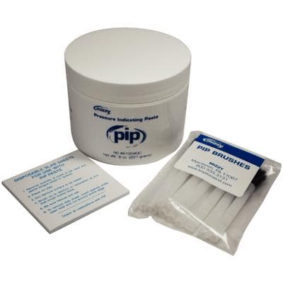 Keystone Industries Mizzy PIP Pressure Indicator Paste, Pure White Silicone, 8 oz Jar with Brushes, 6120400 thumbnail 13