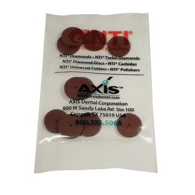 Kerr NTI Brown Silicone Polisher, Unmounted Large Disc, #220, 22 mm, 10/Pk, P0001-220 thumbnail 7