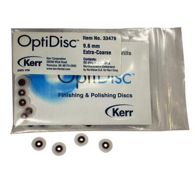 OptiDisc Translucent Finishing & Polishing Disc Refills, 9.6 mm, Extra Coarse, 80/Pk, 33479 thumbnail 13