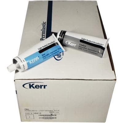 Kerr Permlastic Light Body Polysulfide Impression Material, Bulk Package, 12 Base + 12 Catalyst Tubes, 2700 g, 16412 thumbnail 8