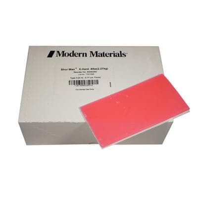 Modern Materials Shur Wax Baseplate Wax, Extra-Hard, Pink, 5 lb, 50093252 thumbnail 13
