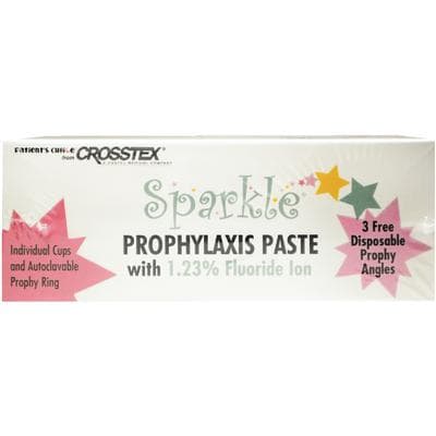 Sparkle Prophy Paste with Xylitol, Coarse Grit, Mint, 1.23% Fluoride, Single-Use Cups, 200/Box, UPCM thumbnail 14