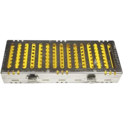 Hu-Friedy IMS Signature Series Ultrasonic Insert/Handpiece Cassette, Large, Yellow, 3" x 8" x 1.25", Holds 3 High-Speed Handpieces or 5 Ultrasonic Inserts, IM60H5 thumbnail 9