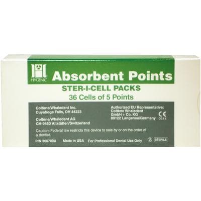 Hygenic Ster-I-Cell Absorbent Paper Points, X-Fine, White, 180/Box, H03202 thumbnail 17