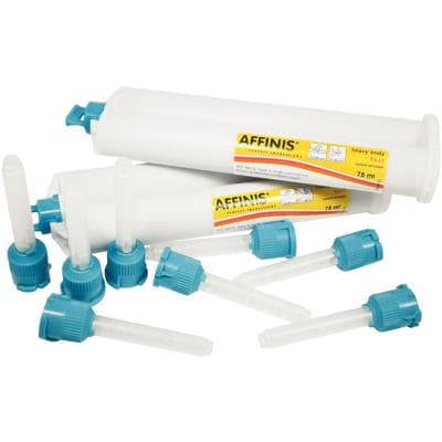 Affinis System 75 Tray A-Silicone Impression Material, Heavy Body, Fast Set, 75 ml Cartridges, Caramel, 2/Pk, C6620 thumbnail 14