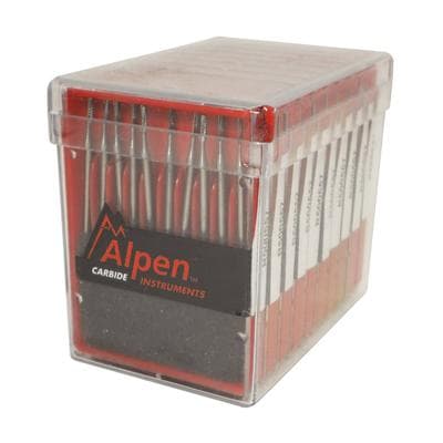 Alpen Surgical Carbide Bur, FG, Flat End Straight Fissure Cross Cut, #557, 1.0 mm, 10/Pk, R500557 thumbnail 16