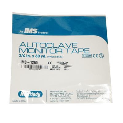 Hu-Friedy IMS Autoclave Monitor Tape, Yellow, 3/4" x 60 yd Roll, IMS-1265 thumbnail 17