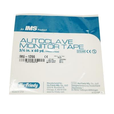 Hu-Friedy IMS Autoclave Monitor Tape, Red, 3/4" x 60 yd, IMS-1266 thumbnail 17