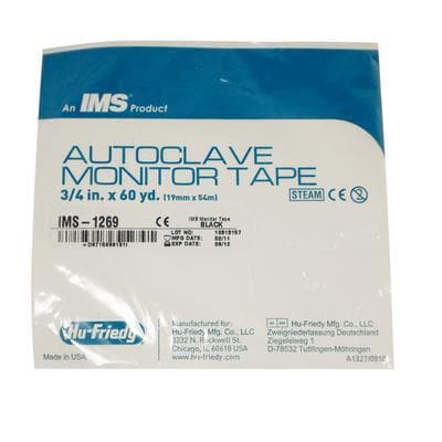 Hu-Friedy IMS Autoclave Monitor Tape, Black, 3/4" x 60 yd Roll, IMS-1269 thumbnail 17
