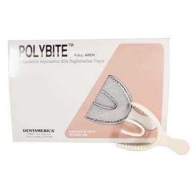 Polybite Disposable Full Arch Bite Registration Tray, 3-in-1, 30/Box, 888 thumbnail 21