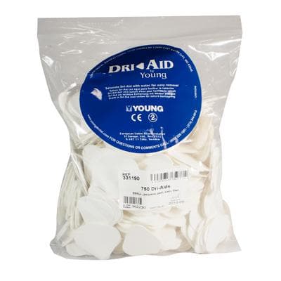 Dri-Aid Cotton Roll Substitute Wafers, Small, White, 750/Pack, 331190 thumbnail 8