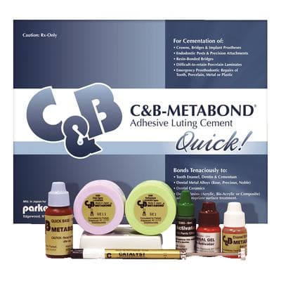 Parkell C&B-Metabond Quick! Adhesive Resin Cement Complete Kit, Self-Cure, Radiopaque & Clear, S380 thumbnail 26