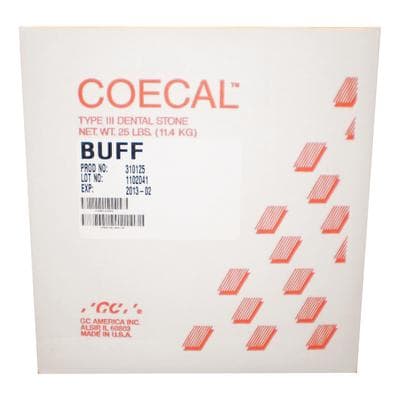 COECAL Type III Laboratory Stone, Buff, 25 lb, 1/Pk, 310125 thumbnail 13