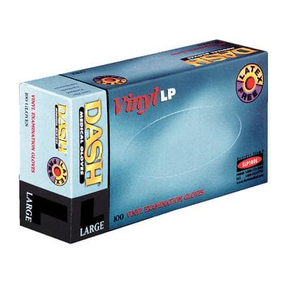 Dash Vinyl Powder-Free Exam Gloves, Latex-Free, Clear, Large, 100/Box, SPF100L thumbnail 19