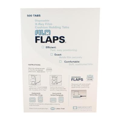 Flaps Original Cushioned Bite Tabs, White, Self-Adhesive Film & Digital Sensor Holders, 500/Box, FLF thumbnail 20