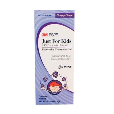3M Just For Kids 0.4% Stannous Fluoride Brush-On Gel, Grapey Grape, 4.3 oz Tube, 12107G thumbnail 16