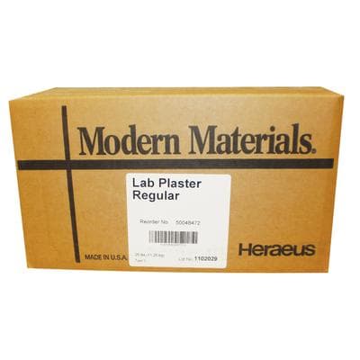 Kulzer Modern Materials Lab Plaster, White, Regular Set, Type II, 25 lb Carton, 50048472 thumbnail 14