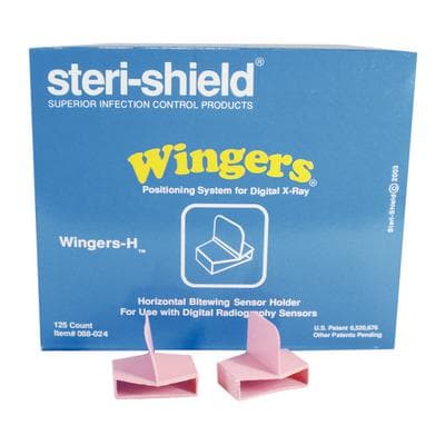 Wingers-H Classic Horizontal Bitewing Digital Sensor Holders, Large #2, Pink, 125/Box, 088-024 thumbnail 9
