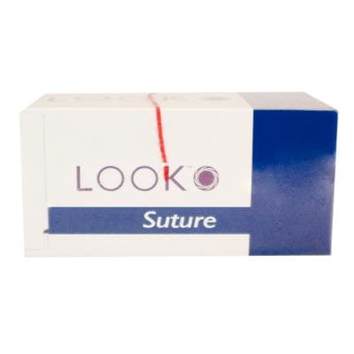 Look Plain Gut Absorbable Suture, 3-0, 27" (70 cm), C-6 Reverse Cutting Needle, 3/8 Circle, Beige, 12/Box, 554B thumbnail 17