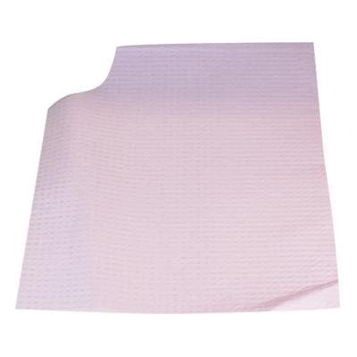 TIDI Contour Neck Patient Bibs, 3-Ply Tissue/1-Ply Poly, Lavender, 18" x 22", 400/Case, 917909 thumbnail 7