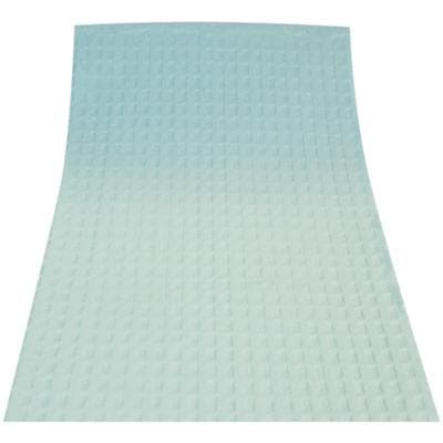 TIDI Choice Poly-Back Patient Bibs & Towels, 3-Ply Tissue + 1-Ply Poly, Waffle Embossed, 17" x 18", Blue, 500/Case, 917413 thumbnail 7