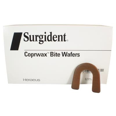 Coprwax Bite Wafers with Copper Particles, Horseshoe Shaped, 84/Box, 50092178 thumbnail 18