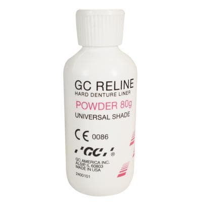 GC Reline Chairside Hard Denture Reline Material, Powder Refill, 80 g Bottle, 346002 thumbnail 15