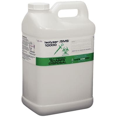 Isolyser SMS Sharps Self-Disposal System, 10 Liter (2.7 Gallon), SMS10000 thumbnail 13