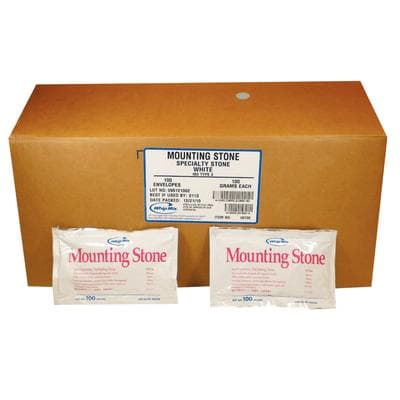 Whip Mix Mounting Stone, White, Fast-Setting Type III Gypsum, 100 g Pre-Weighed Packets, 100/Box, 18730 thumbnail 12