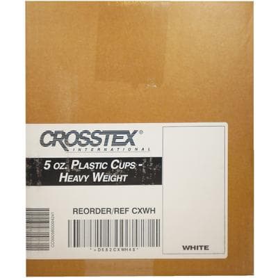 Crosstex Plastic Drinking Cups, 5 oz, White, Disposable, Latex Free, 1000/Case, CXWH thumbnail 10