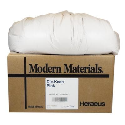 Kulzer Die-Keen Type V High Strength Die Stone, Pink, 25 lb Carton, 50046560 thumbnail 11