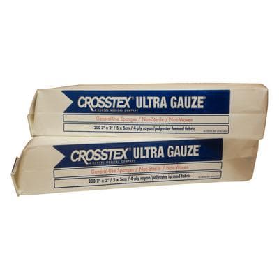 Crosstex Ultra Gauze Non-Woven Sponges, 2" x 2", 4-Ply, Non-Sterile, 8000/Case, ENCNWUB thumbnail 14