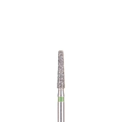 Kerr BluWhite Diamond Bur, FG, Coarse, Round End Taper, Cone, Green Ring, #777C, 1.8 mm Diameter, 9.0 mm Length, 5/Pkg thumbnail 3