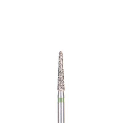 BluWhite Diamond™ Bur, FG, Regular Grit, Blue Ring, Cone Taper Round End, #726R, 1.6 mm Diameter, 8.8 mm Length, 5/Pkg thumbnail 3