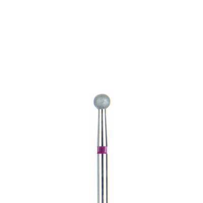 BluWhite Diamond™ Bur, FG, Round, Ultra Fine, Purple, Composite Finishing, #5400, 2.5 mm Diameter, 2.1 mm Length, 5/Pkg thumbnail 3