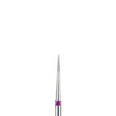 BluWhite Diamond™ Bur, FG, Needle, Fine Grit, Yellow Ring, Composite Finishing, #4209, 1.0 mm Diameter, 4.1 mm Length, 5/Pkg thumbnail 2