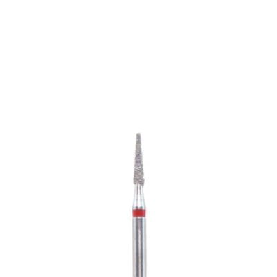 BluWhite Diamond™ Bur, FG, Fine, Red Ring, Cone Taper Flat End, #719F, 1.4 mm Diameter, 5.8 mm Length, 5/Pkg thumbnail 2