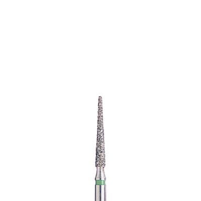 BluWhite Diamond Bur, FG, Regular Grit, Blue Ring, Cone Taper Flat End, #703R, 1.4 mm Diameter, 9.8 mm Length, 5/Pkg thumbnail 2