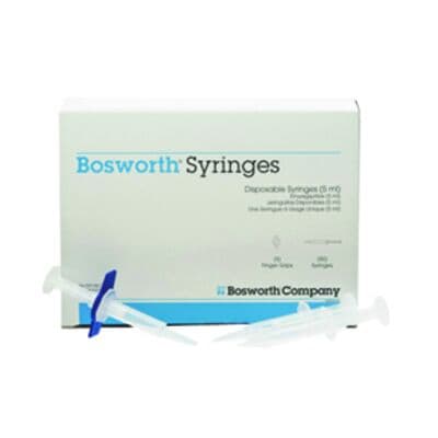 Keystone Industries Disposable Plastic Impression Syringes, 5 mL, Pre-Bent Tip, Box of 50, #0921867 thumbnail 9