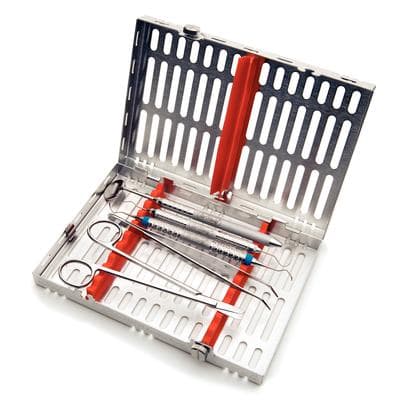 Hu-Friedy IMS Signature Series Small Instrument Cassette, 10-Instrument Capacity, Orange, 5.5" x 8" x 1.25", IM5103 thumbnail 10