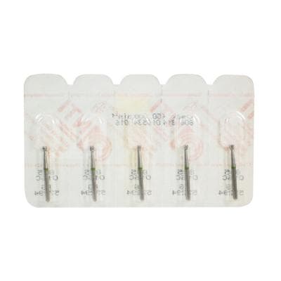 NTI® FG Diamond Bur, Coarse, Inverted Cone, #805-016 (1.6 mm), Friction Grip, Green, 5/Pkg, C805-016 thumbnail 7