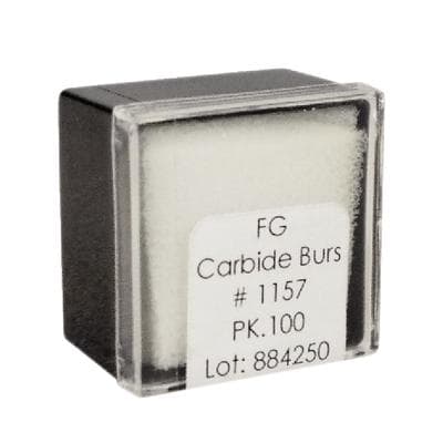 Meisinger Tungsten Carbide Bur #1157, FG Round End Cylinder, 4.1 mm Working Length, 100/Pack, C1157FG thumbnail 6